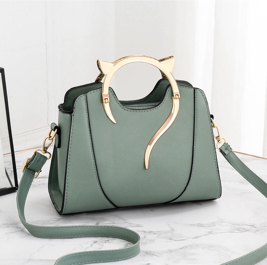 The “Kitty Kouture” Signature Bag (Mint Green)