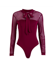 Load image into Gallery viewer, I Can Do All Things Bodysuit - Burgundy