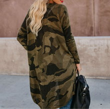 Load image into Gallery viewer, Camo Army Long Sleeve Duster