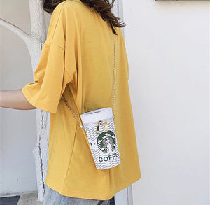 Starbucks Coffee ☕️  Colorblock Chain Crossbody Bag