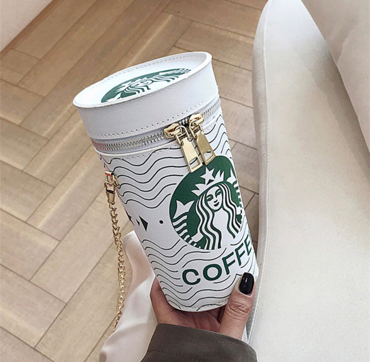Coffee Cup Crossbody Bag