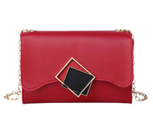 Load image into Gallery viewer, In Shape - Square Closure Handbag (Burgundy)