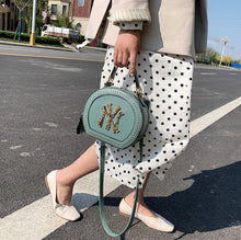 Load image into Gallery viewer, NY Vintage Round Shape Crossbody Bag (Mint Green)