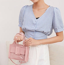 Load image into Gallery viewer, Unique Belted Handbag (Pink)