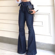 Load image into Gallery viewer, The Fetish Tied Up Flare Jeans